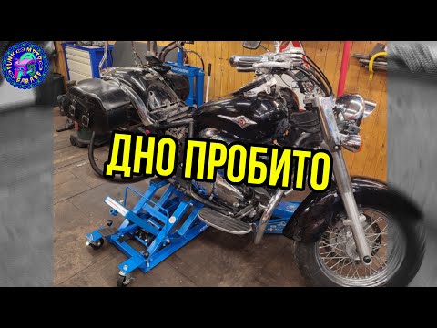 Видео: Kawasaki Vulcan 900 полное техническое бедствие