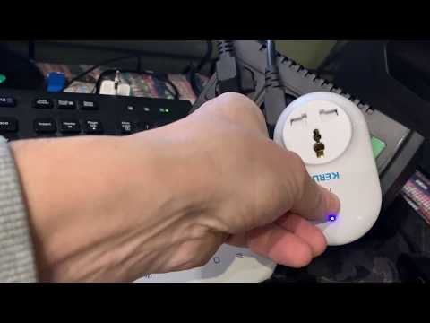 Видео: Розетка KeruI, S71,подключение к сигнализации W20 - GSM Wi-Fi