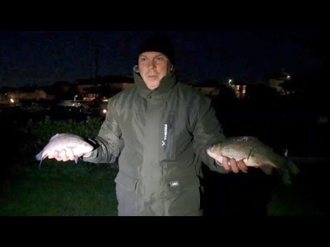 Видео: Карась у листопаді: секрети нічного клювання на повнолунні .