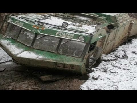 Видео: по бездорожью севера РОCСИИ на вездеходе ВИТЯЗЬ легендарный советский вездеход