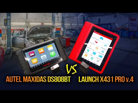 Видео: Autel MaxiDas DS808BT VS Launch X431 PRO v.4 большой обзор