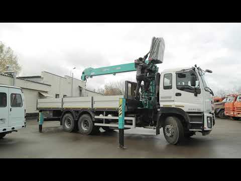 Видео: Крано-манипуляторная установка HKTC HLC 8016