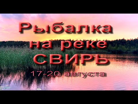 Видео: 17- 21  августа рыбалка на СВИРИ