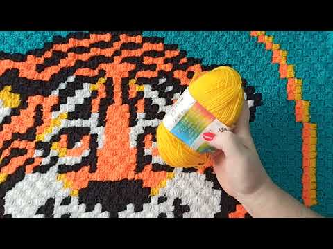 Видео: Плед Тигрёнок🐯ПОДРОБНОСТИ ВЯЗАНИЯ КОЛИЧЕСТВО ПРЯЖИ И РАСХОД