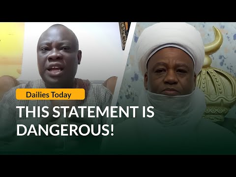 Видео: Султан должен прекратить играть в политику. Заявление NSCIA, а не Трампа, ставит под угрозу Нигер...