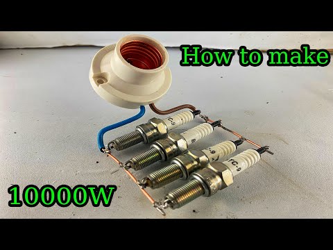 Видео: 5 Удивительно, как получить 10000 Вт электроэнергии с помощью медного провода из ПВХ без использо...