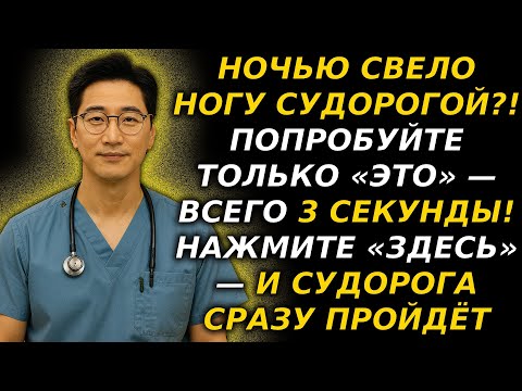 Видео: Признание врача с 45-летним стажем: способ остановить судорогу в ноге за 3 секунды