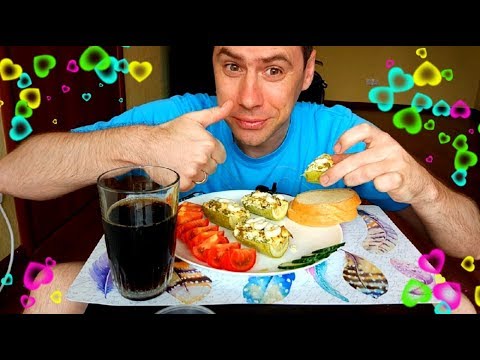 Видео: АСМР | ЗАПЕЧЕННЫЕ КАБАЧКИ | ASMR | BAKED ZUCCHINI | eating show |먹방