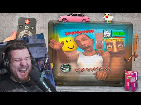 Видео: ИГРЫ НА ТЕЛЕВИЗОР - ЭТО КОШМАР | РЕАКЦИЯ НА STRAYF