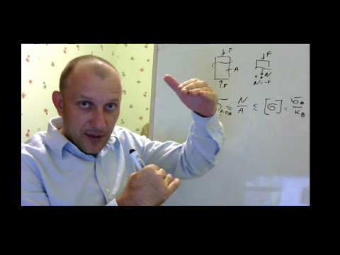 Видео: Внутренние усилия, прочность при растяжении - сжатии. Онлайн консультации сопротивление материалов.