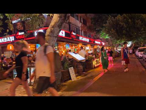 Видео: ✨ Ночная прогулка по центру Аланьи | Оживленные улицы, огни и вечерняя атмосфера 🌴🌊