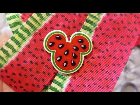 Видео: Арбузные бантики 🍉🎀🎀