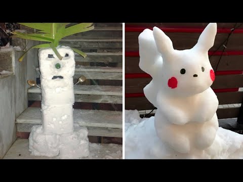 Видео: 60 идей использования снега (2 серия)