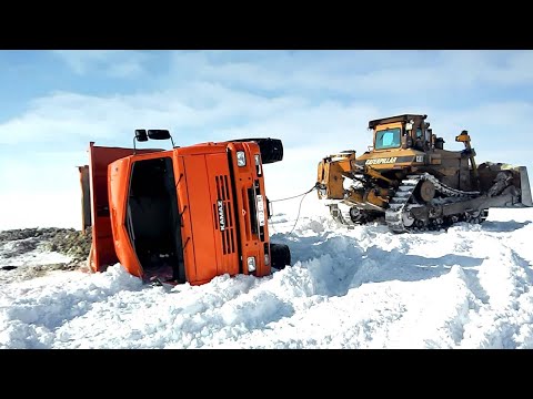Видео: Зимники и бездорожье севера или север ошибок не прощает.