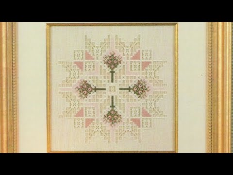 Видео: Вышиваем вместе hardanger «A quilter’s garden” Emie Bishop. Часть 1 (дизайн,ключ,вышивка блоков)🇺🇦
