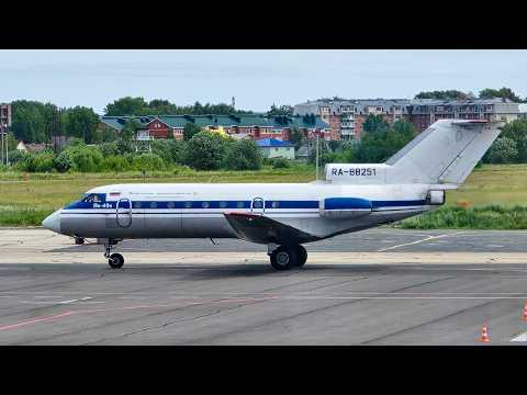 Видео: Як-40 Вологодского авиапредприятия | Рейс Сыктывкар — Воркута