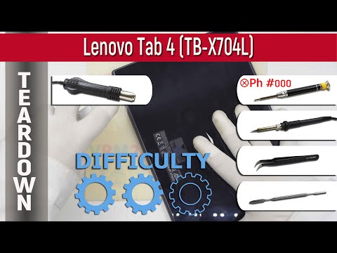 Видео: Как разобрать 📱 Lenovo Tab 4 Plus TB-X704L Разборка и ремонт