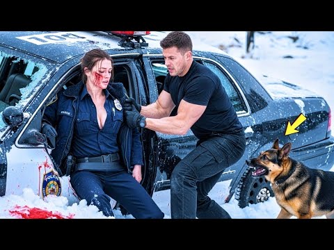Видео: Отец Одиночка нашел умирающую Женщину Полицейского — то, что сделали он и его собака, потрясло всю