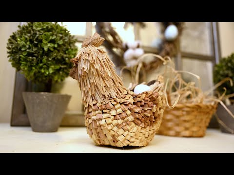Видео: Поделки к Пасхе из природных материалов / DIY Пасхальный декор