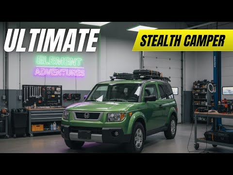 Видео: Это там микроволновка что ли? Ультимативная сборка кемпера Honda Element.