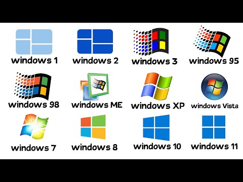 Видео: Вся история виндовс за 360 секунд | СПИДРАН по истории виндовс