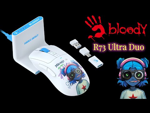Видео: Игровая мышь Bloody R73 Ultra Duo Nyx Mirage