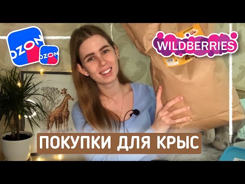 Видео: ПОКУПКИ ДЛЯ КРЫС С OZON И WILDBERRIES | ПРАВИЛА РАЦИОНА ПИТАНИЯ ДЛЯ КРЫС