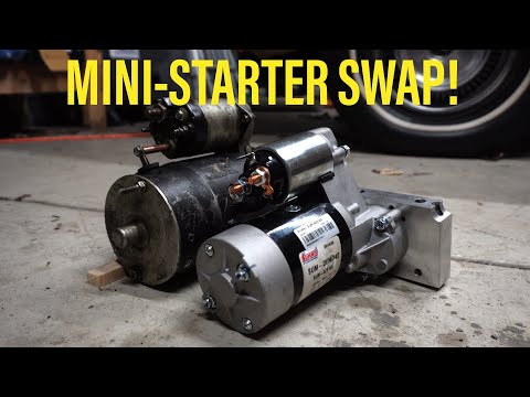 Видео: Замена мини-стартера с высоким крутящим моментом на Chevy 350 для решения проблем с медленным зап...