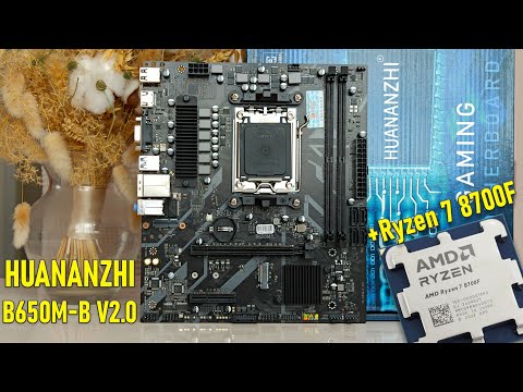 Видео: 🔥HUANANZHI B650M-B V2.0 - достойная замена бюджетным платам A620🔥 Дешево и сердито, тест + разгон