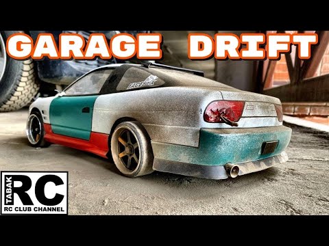 Видео: NISSAN 180SX валит по трассе. RCDRIFT на парковке. Чехол который не смог спасти YOKOMO YD2.