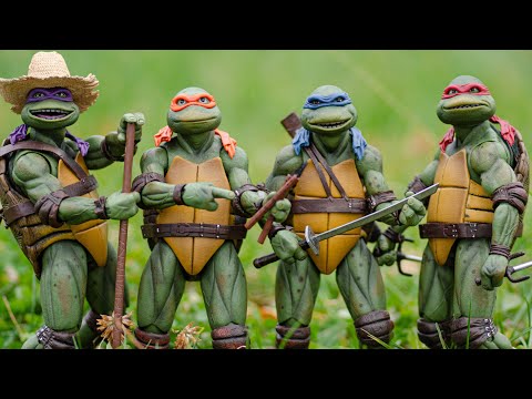 Видео: Новые Головы И Не Только | Набор Аксессуаров По Фильму Черепашки-Ниндзя 1990 от Нека