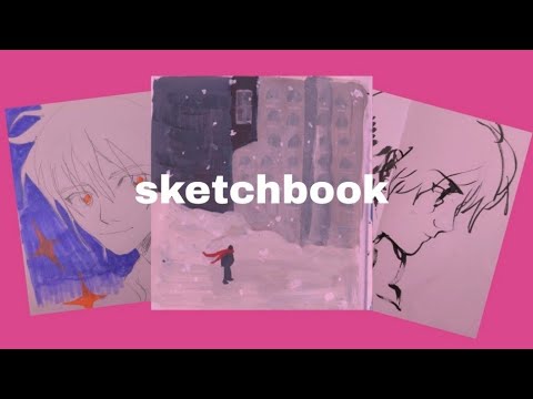 Видео: обзор скетчбука ⭐️ | очень много каору