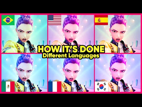 Видео: Песня Golden и как она исполняется на разных языках ~ Угадай песню KPOP DEMON HUNTERS EDITION!