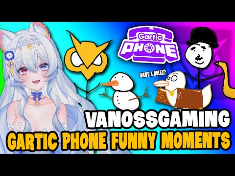 Видео: Реакция Юэхо на забавные моменты с Gartic Phone от VanossGaming | Как вам этот ПК?