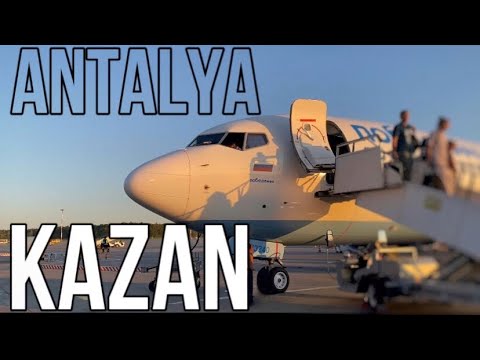 Видео: Перелет Анталья-Казань / POBEDA AIRLINES / BOEING 737-800