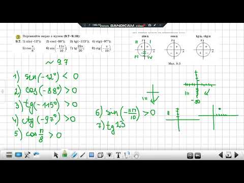 Видео: 10 клас властивості тригонометричних функцій ч1