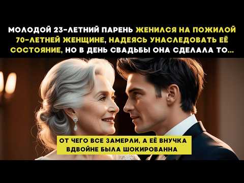 Видео: 23-ЛЕТНИЙ парень ЖЕНИЛСЯ на ПОЖИЛОЙ женщине, в надежде УНАСЛЕДОВАТЬ её состояние, но в день свадьбы