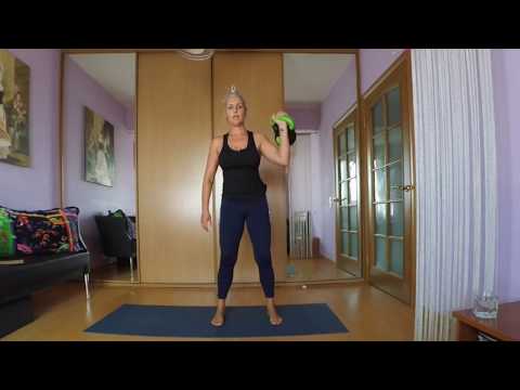 Видео: 348. Крепкие мышцы. Тренировка на все тело с гирей.