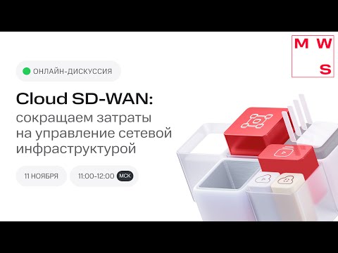 Видео: Cloud SD-WAN: сокращаем затраты на управление сетевой инфраструктурой без потери качества