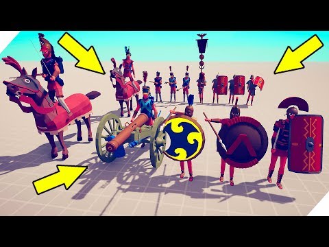 Видео: БИТВА МОДОВ. Спартанцы, римляни и Наполеон - Totally Accurate Battle Simulator! Табс
