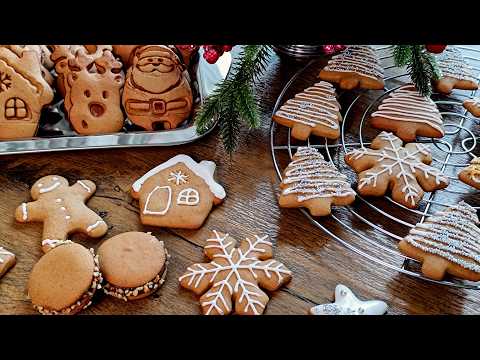 Видео: Коледни сладки🎄 с канела и карамел Техники за декориране