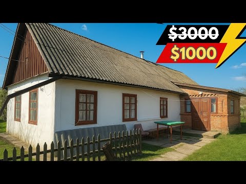 Видео: ⚡️ТЕРМІНОВИЙ ПРОДАЖ⚡️ БУДИНОК в МІСТІ ЗА $1000! Біля РІЧКИ