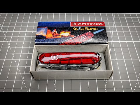 Видео: Установка бутановой зажигалки на Victorinox Campflame