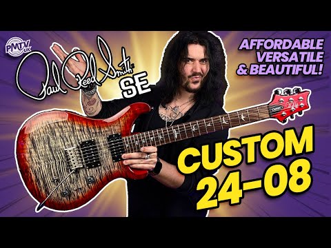 Видео: Мощный, универсальный звук PRS SE Custom 24-08! — Больше переключателей, разные звукосниматели, м...