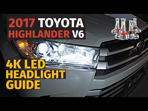 Видео: Руководство по замене светодиодных ламп в фарах Toyota Highlander 2014–2019 годов выпуска с двига...