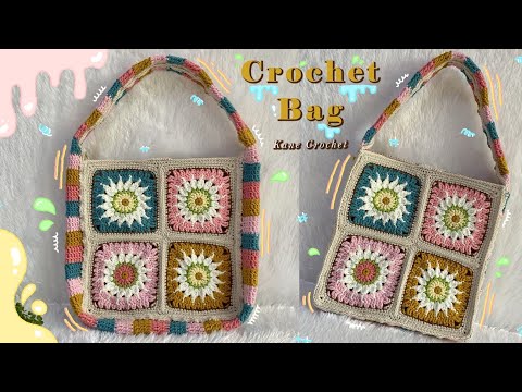 Видео: Сумка крючком 🌼 Урок по вязанию сумки-тоут Daisy Granny Square 🌼