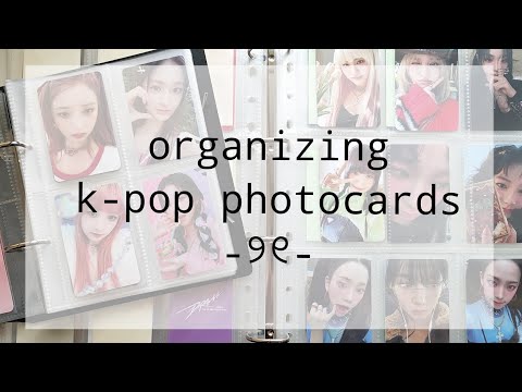 Видео: 🍥 организация k-pop карт || aespa, ive и немножко других групп