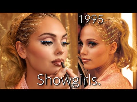 Видео: КУЛЬТОВЫЙ макияж для танцовщиц ✨ Номи Мэлоун SHOWGIRLS (1995) Урок макияжа