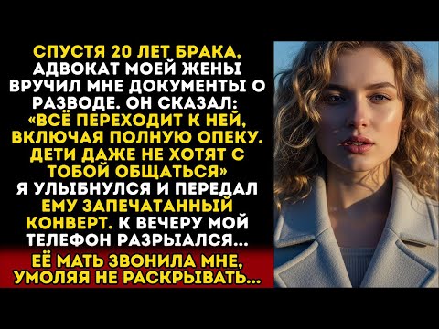 Видео: ЖЕНА ПОДАЛА НА РАЗВОД ЧЕРЕЗ АДВОКАТА. НО КОНВЕРТ ОТ МЕНЯ ИЗМЕНИЛ ВСЁ
