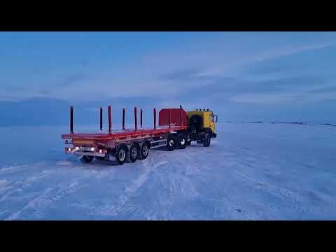 Видео: Зимник Дудинка-Пайяха Красноярский край